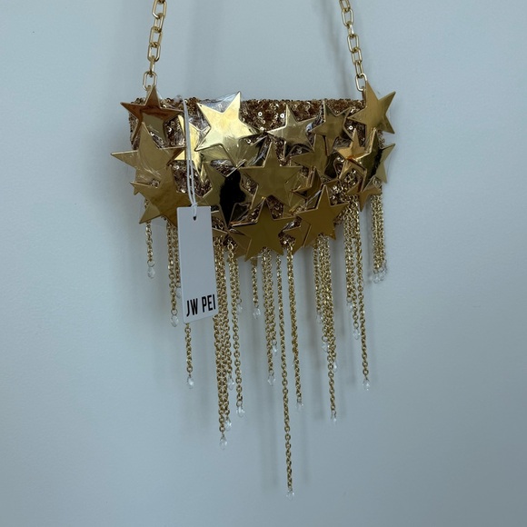 JW PEI Anika Star-Embellished Chain Bag - Gold - Picture 5 of 15